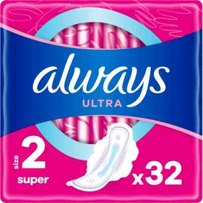 Гігієнічні прокладки Always Ultra Super (Розмір 2) 32 шт. (4015400095132) Вінниця