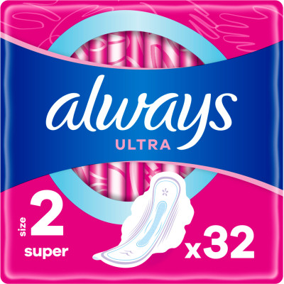 Гігієнічні прокладки Always Ultra Super (Розмір 2) 32 шт. (4015400095132) Вінниця - фото 1