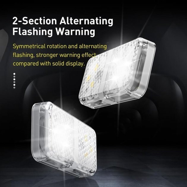 Индукционная LED подсветка дверей авто BASEUS Door open warning light CRFZD-01 (Прозрачная) Николаев - изображение 5