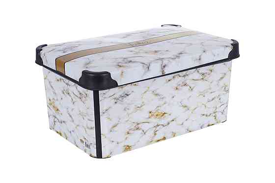 Контейнер VIOLET HOUSE DECOR Marble WHITE (6638133) Киев