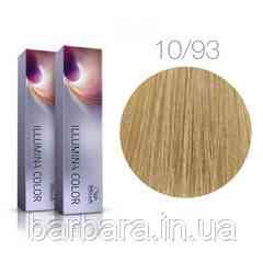 10/93 Краска для волос  Wella Illumina Сolor 10/93 яркий блонд золотистый сандре Киев