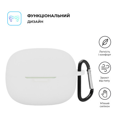 Чехол для наушников Armorstandart Hang Case для Xiaomi Redmi Buds 6 Pro White (ARM83397) Винница - изображение 2