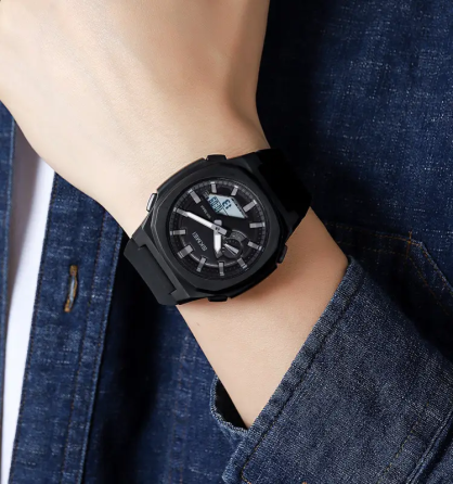 Годинник чоловічий наручний Skmei 2091 (Чорний з сірим) Вінниця