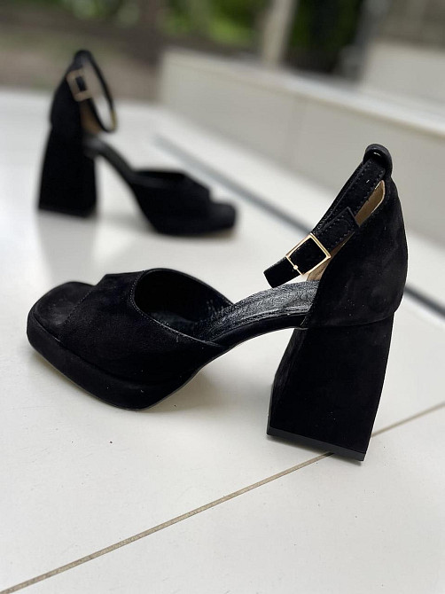 SANTINI Босоніжки жіночі SANTINI 212189-21 чорні (літо, замша натуральна) (5507) Коломия - фото 3