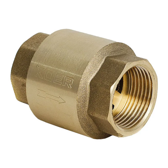 Клапан зворотний 1-1/4" (Koer KR.171) (KR0130)   ( 28776 ) Харків
