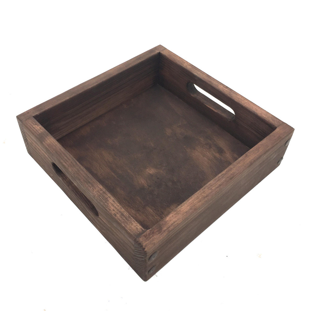 Піднос дерев'яний "Спа 27х27" капучино Миколаїв - фото 4