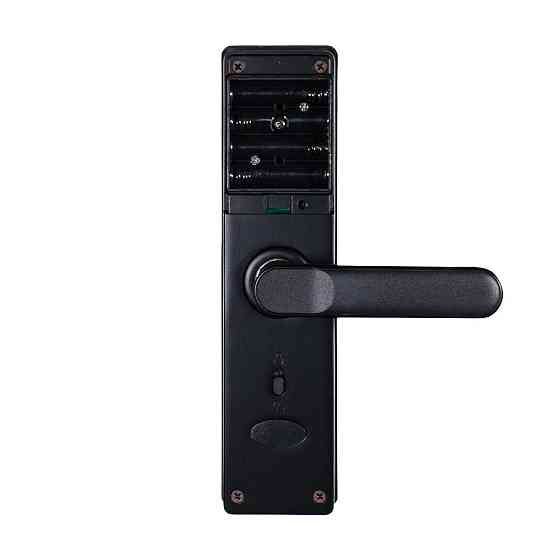 Замок біометричний автономний Trinix TRL-5402BTF Black з Bluetooth, зчитувачем відбитків пальців і карт Mifare (65-00071) Київ