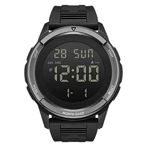 Часы мужские тактические водостойкие North Edge Terrax Sport Black (2 ремешка) Киев