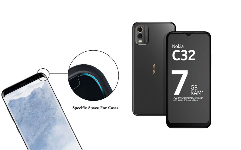 Захисне скло HyperGlass Pro для Nokia C32 – максимальна чутливість та захист Київ - фото 3