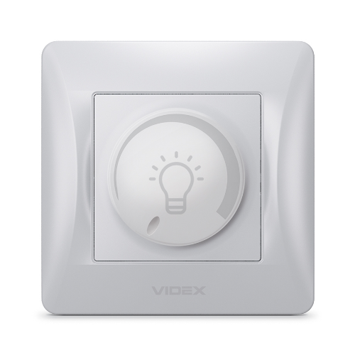 BINERA срібний шовк Вимикач диммерний LED 200W Videx Житомир
