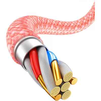 Дата кабель USB 2.0 AM to Lightning 1.0m 2.4A orange Baseus (CALD000407) Вінниця