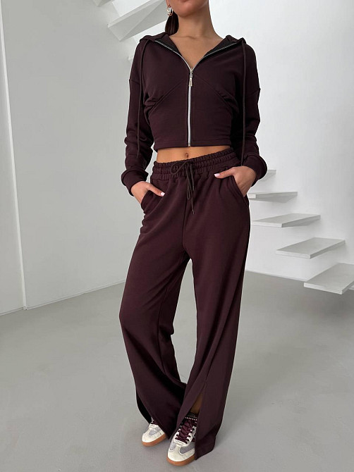 Женский повседневный костюм двойка турецкая петля Одесса - изображение 1