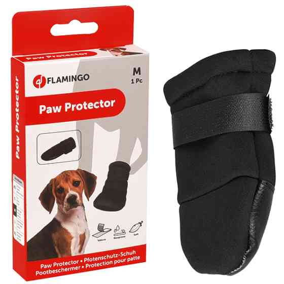 Flamingo Paw Protector M ФЛАМІНГО ЗАХИСНИЙ ЧЕРЕВИК для собак порід бордер-коллі, фокстер’єр, бультер’єр Київ