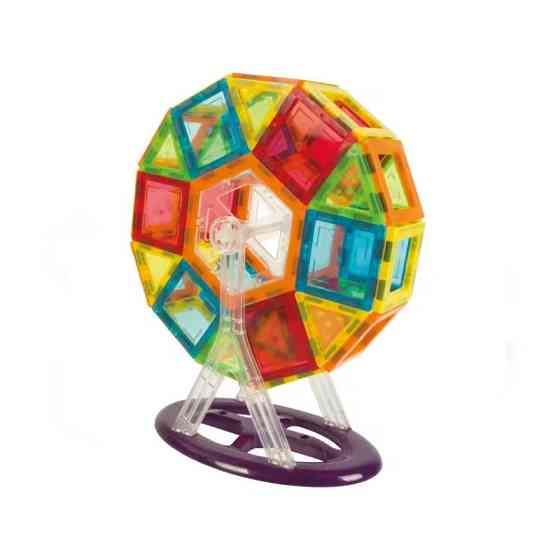 Конструктор магнітний різнокольоровий дитячий на 70 деталей Кам'янець-Подільський