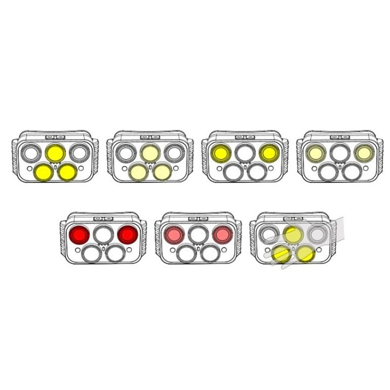 Ліхтар налобний з керуванням жестами 5x LED 1000мАч Puluz TBD0602857202 Київ - фото 5