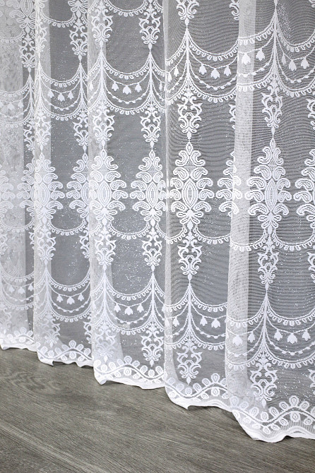 Тюль жаккард 