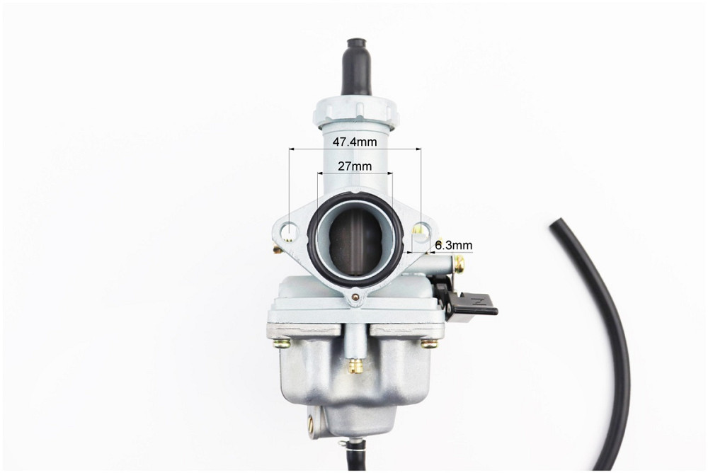 Карбюратор PZ27 СВ/CG-150 (d=27), дросель ручний Киев - изображение 3