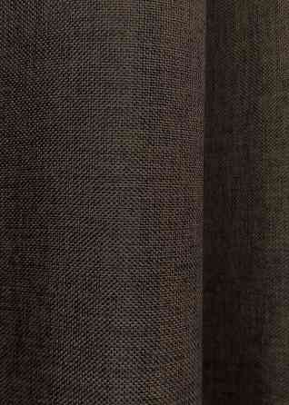 Однотонна тканина "Льон мішковина" висота 2,8м колір венге 107ш Київ