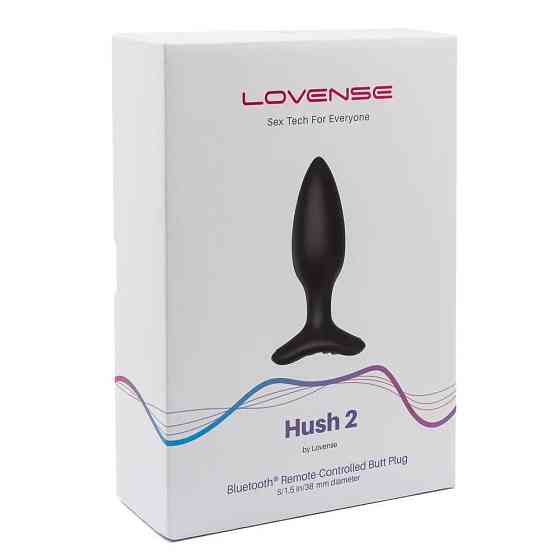 Анальна смарт-вібропробка Lovense Hush 2, розмір S Sex Aura Київ