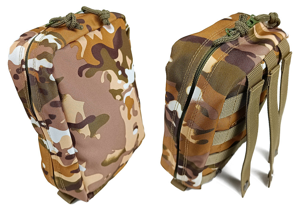 Підсумок аптечка тактична MOLLE Multicam Arid (степовий) для РПС, разгрузки або жилету Коломия - фото 4