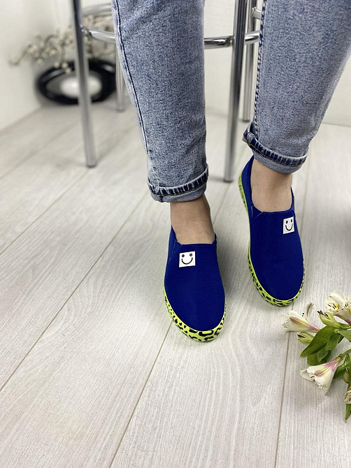 Bona Сліпони жіночі Bona MB-501 сині (літо, тканина) (1355) 36-39 Коломия - фото 7