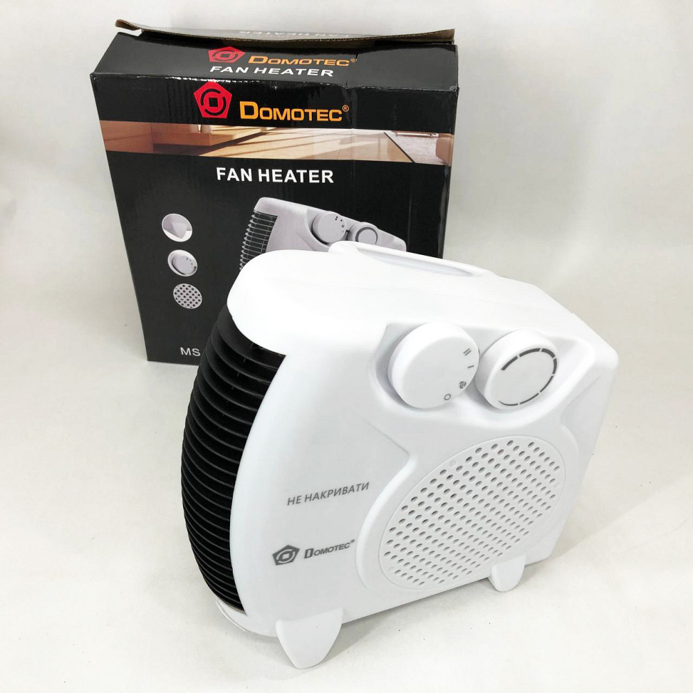 Ефективний тепловентилятор Domotec, Обігрівач-вентилятор із захистом від перегріву DI-27 Львів - фото 5