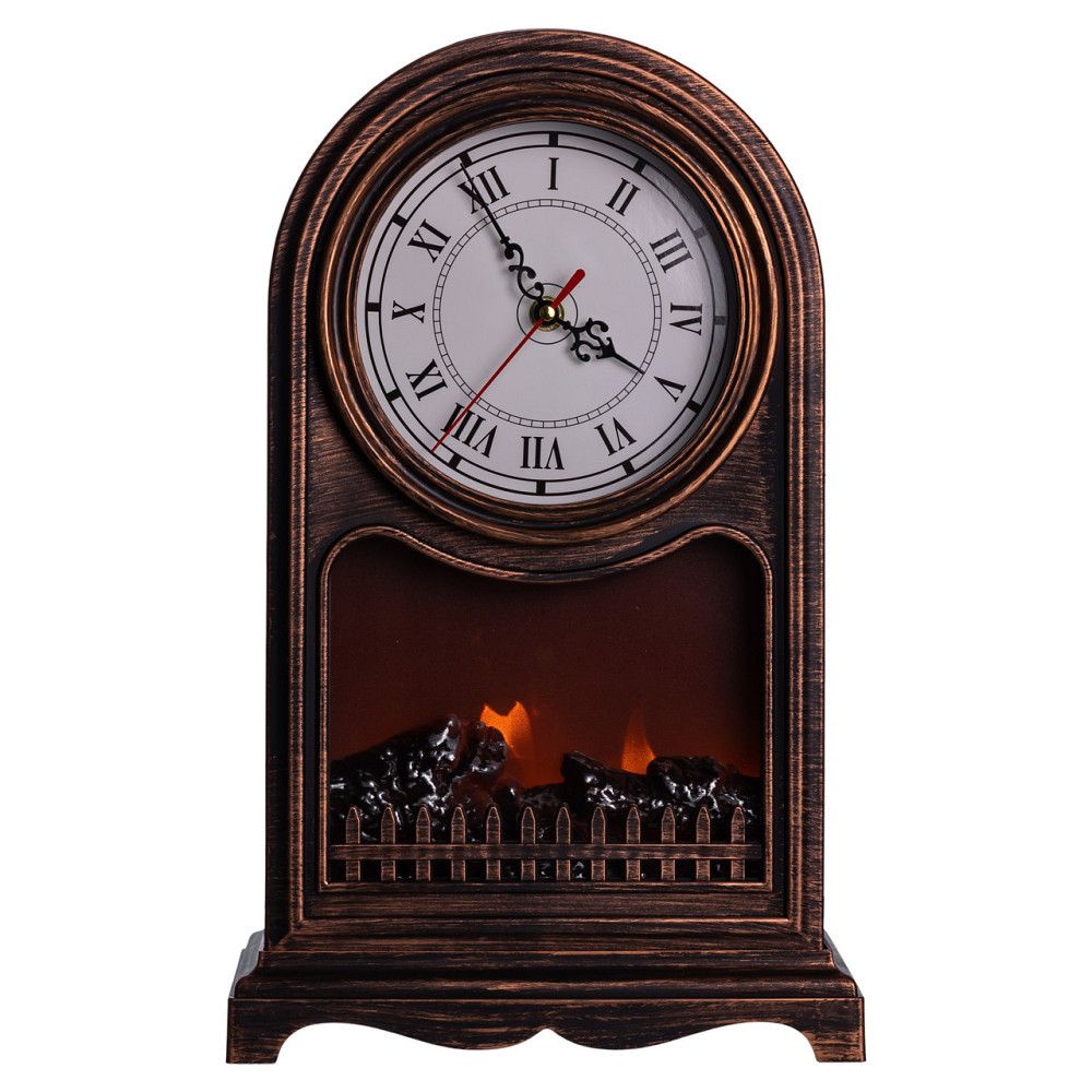 Yiwu Декоративний камін-годинник LED-підсвічування USB 14.5×12×27 (см) CR-3-5 Київ - фото 5