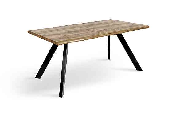 Стіл Метрополь, (160*90), чорний/штучний шпон MDF Київ