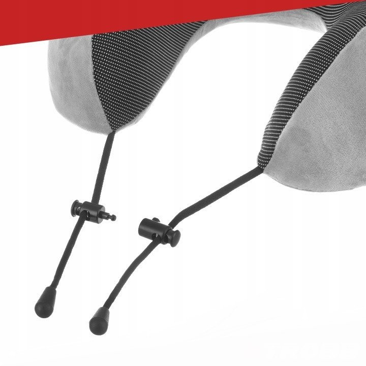 Дорожня подушка для шиї з ефектом 3D-пам'яті + аксесуари Xtrobb (26087) Нововолинськ - фото 7