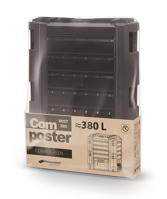 Компостер Prosperplast COMPOGREEN, черный, 380 л Киев - изображение 10