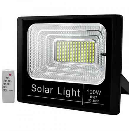 Прожектор 100w Solar Light JD-8800 на сонячній батареї Луцьк