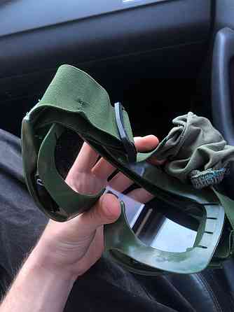 Тактические очки маска (3 вставные линзы) Оливковый Киев