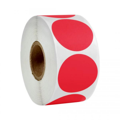 Этикетка UKRMARK термо ECO 38x38/0.1тыс, круг, червиный (900388) Винница - изображение 1