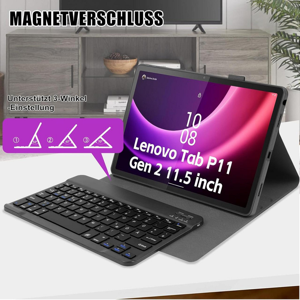 Чехол-клавиатура для Lenovo Tab M10 Plus 10.3 TB-X606F/TB-X606X Lenovo Tab K10 10.3 (TB-X606F/TB-X606X/TB-X6C6) Днепр - изображение 5