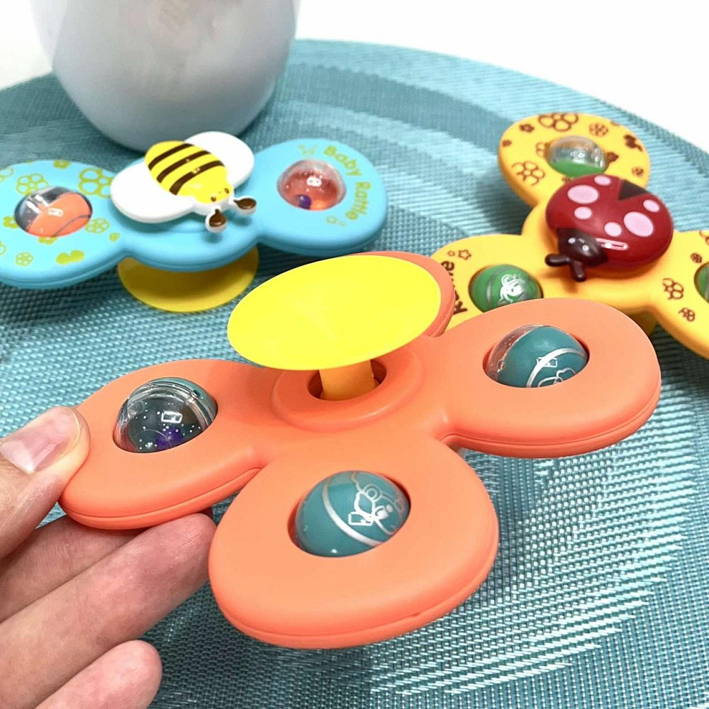 Брязкальце-спінер на присосці розвиває 3 шт в наборі (1152) Чернигов - изображение 4