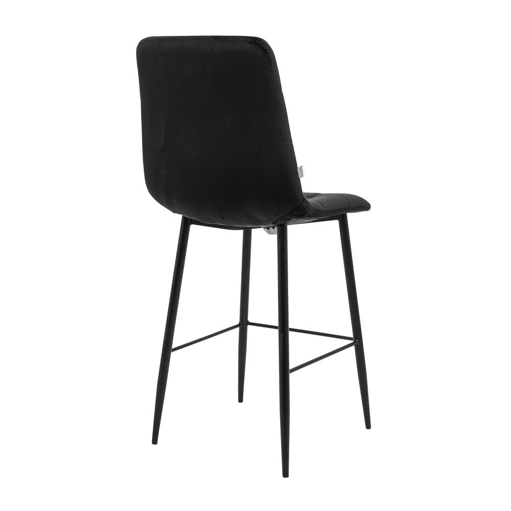 Стілець крісло м'який AlbaDesign U Malcolm 28 високі ніжки Чорний Київ - фото 4