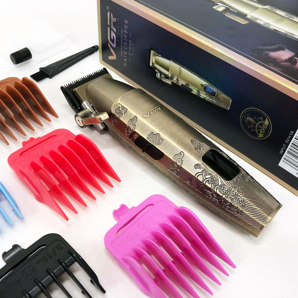 Чоловічий тример для окантовки, Професійна машинка для стрижки волосся Набір машинок стрижки DP-10 Івано-Франківськ - фото 5