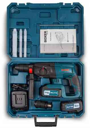 SR-083 Акумуляторний Перфоратор 24V Li-Ion 2x4.0Ah SDS+ 3 Режими Роботи, 2.1 Дж, Кейс, Зарядка Одеса