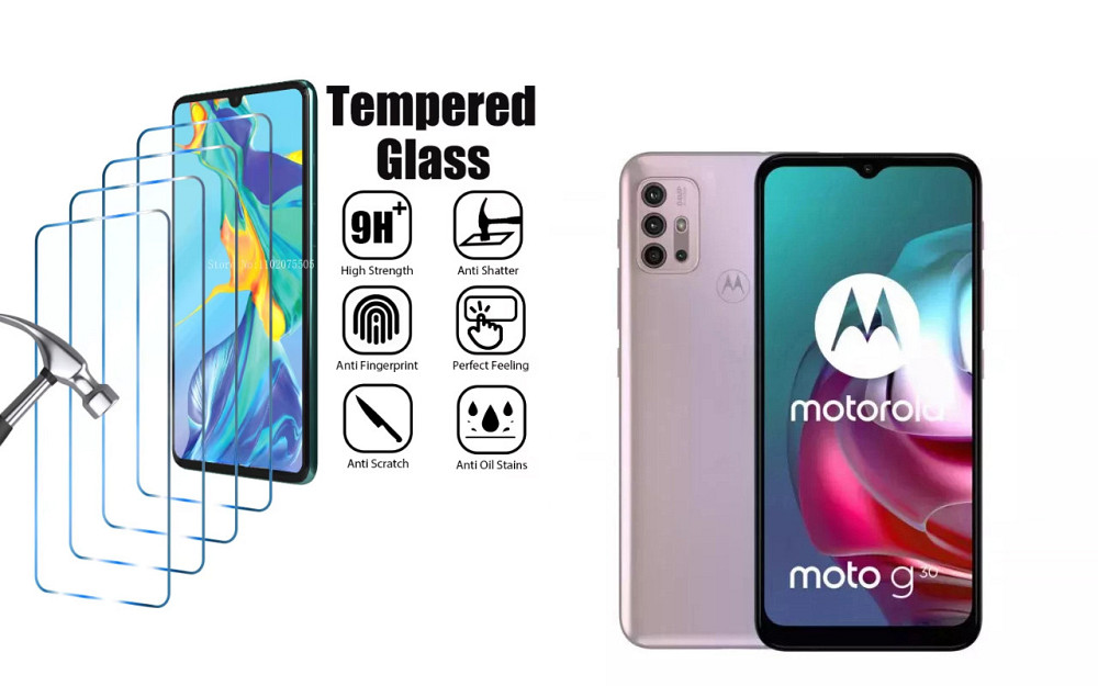 Защитное стекло ArmorGlass для Motorola Moto G30 XT2129 – устойчивое к царапинам и ударам Киев - изображение 1