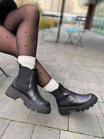 Edan Instruments Черевики жіночі EDAN 17/2 чорні (зима, шкіра натуральна) (6101) Коломия