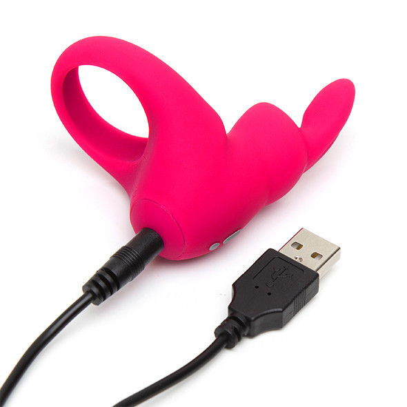 Ерекційне кільце Happy Rabbit Rechargeable Cock Ring Pink Sex Aura Київ - фото 3