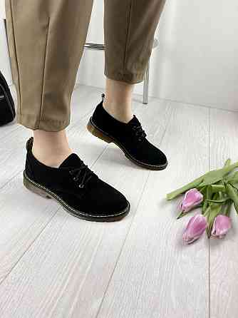 Sothby 's Туфлі жіночі Sothby 's M-375 чорні (весна-осінь, замша натуральна) (3111) Коломыя