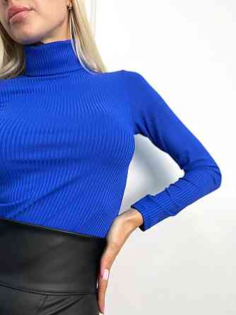 Жіночий гольф в рубчик "Made" оптом | Батал Електрик, 50-52 Київ