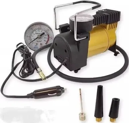 Автомобільний компресор 12В CP-1010, 1 циліндр, 10 Бар, 32 л/хв, захист від перегріву, насадки Одеса - фото 1