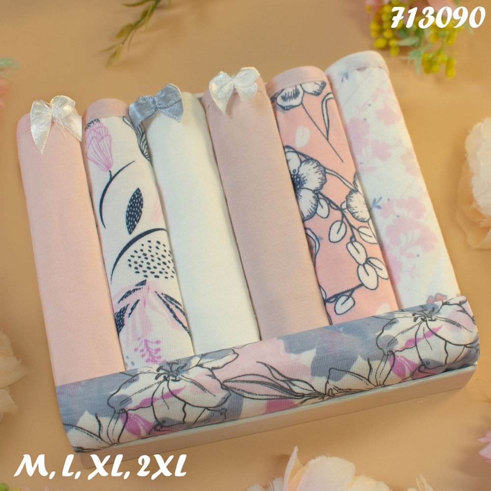 Труси жіночі Nicoletta Туреччина тижні S, M, L, 2XL | 7 шт. Київ - фото 1