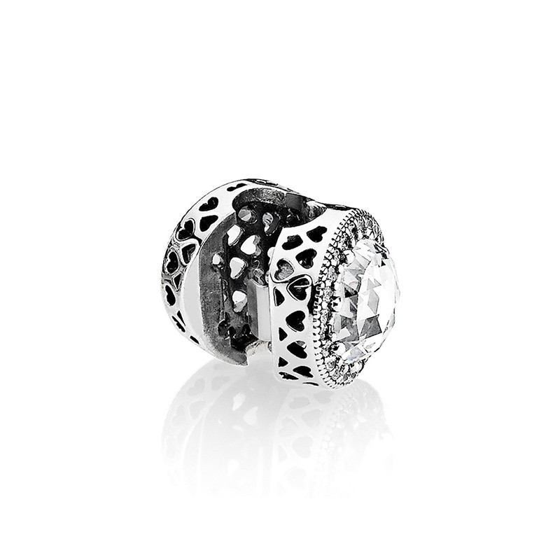 Серебряный шарм-клипса Пандора  