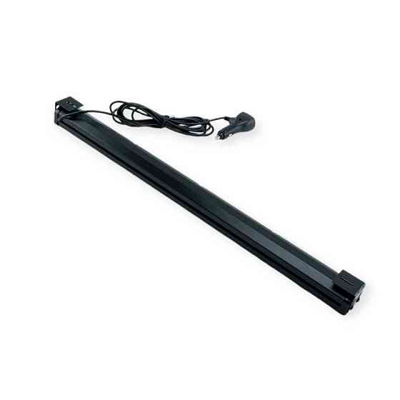 Фара LED прямокутна 600х40х45 (ДВШ) 4 секції жовтий, стробоскоп, штекер до прикурювача додаткова Мукачево