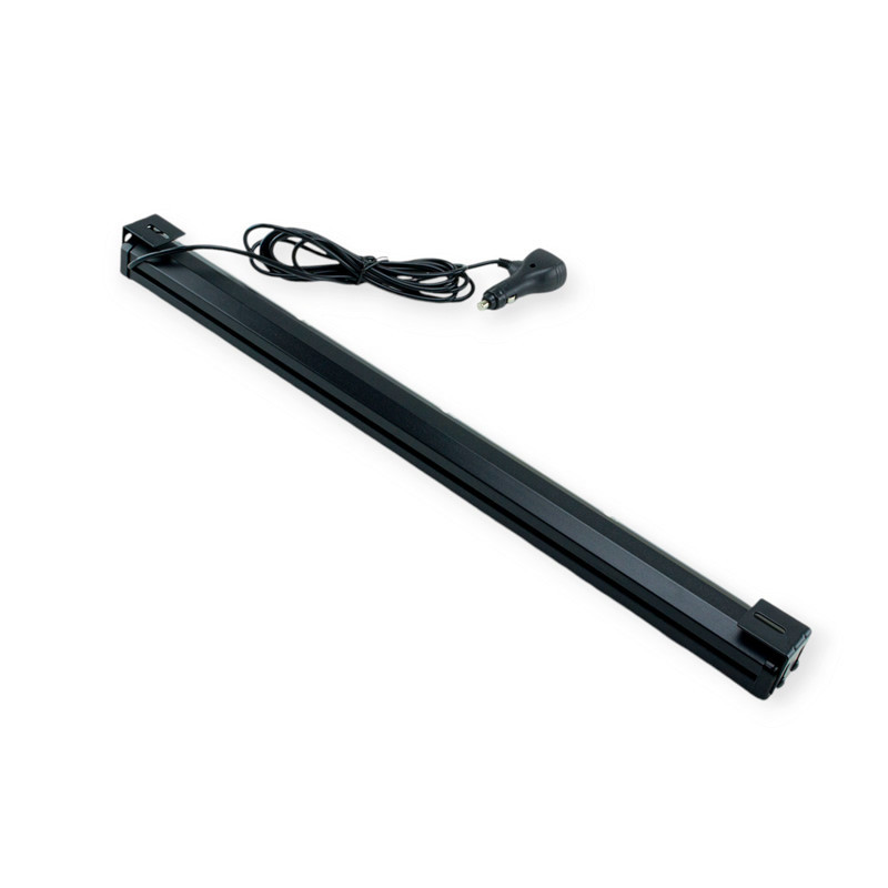 Фара LED прямоугольная 600х40х45 (Д В Ш) 4 секции желтый, стробоскоп, штекер в прикуриватель дополнительная Мукачево - изображение 1