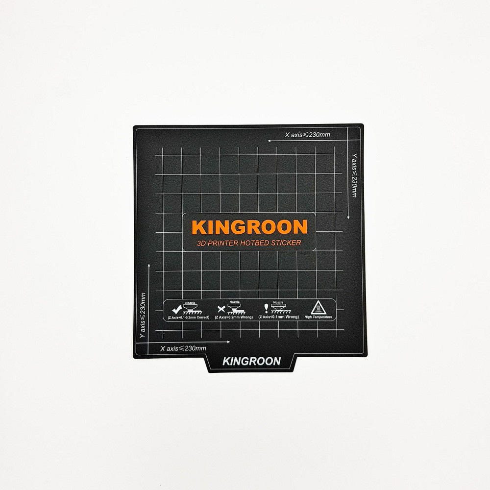 Еластичне адгезійне покриття Kingroon для столика 3d принтера із магнітною основою 235*235 мм Київ - фото 2