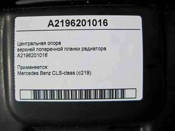 Mercedes-Benz  A2196201016 Центральна опора верхньої поперечної планки радіатора CLS C219 Одеса